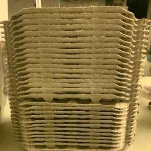 Cardboard egg cartons